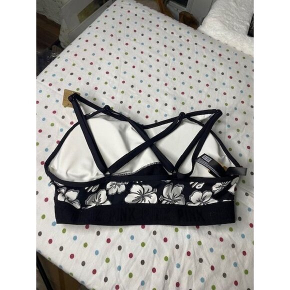 Victoria’s Secret PINK Active Ultimate Sports Bra – Hibiscus Floral Print, Strap - Picture 4 of 4
